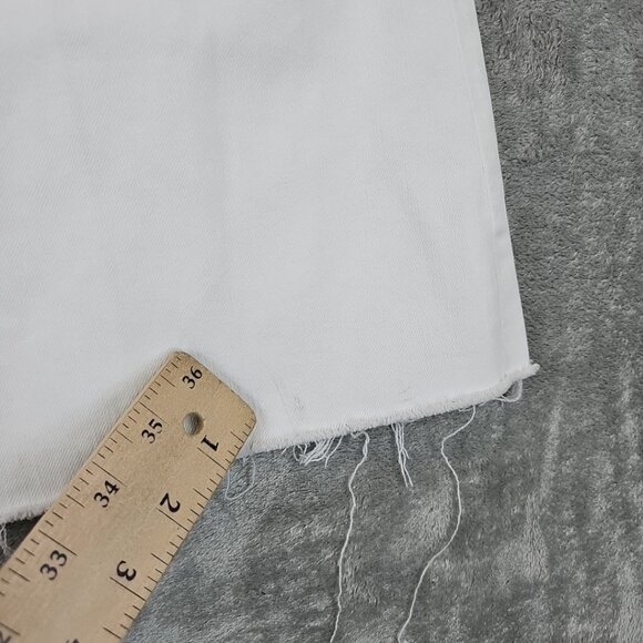 Mother The Roller Fray Jeans Women's 27 Fairest Of Them All High Rise Wide Leg - Picture 9 of 15